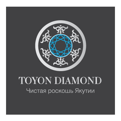 Логотип для интернет-магазина бриллиантов Якутии "Toyon Diamond"